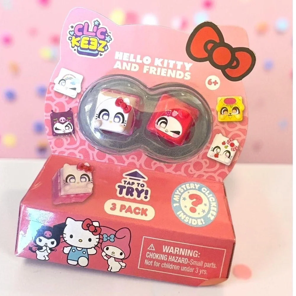 Clickeez Hello Kitty and Friends by 3pk Fidget Toy RANDOM